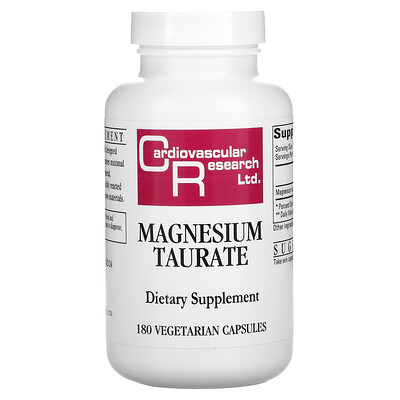 Cardiovascular Research Ltd. Magnesium Taurate